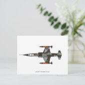 Lockheed F-104 Starfighter (Duitsland) Briefkaart (Staand voorkant)