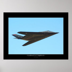 Lockheed F-117 Nighthawk Poster
