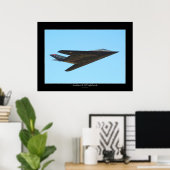 Lockheed F-117 Nighthawk Poster (Thuiskantoor)
