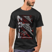 Lockheed F-117 Nighthawk Stealth Attack Aircraft T-shirt (Voorkant)
