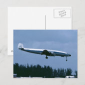 Lockheed L-1049 Super Constellation of Aerochago Briefkaart (Voorkant / Achterkant)