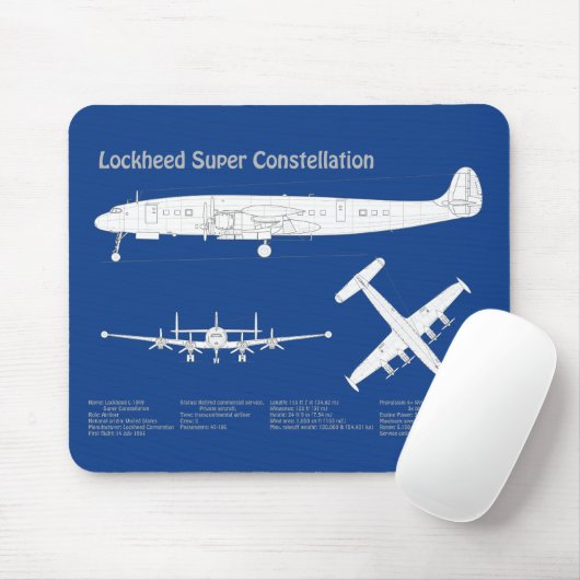 Lockheed L-1049 Super Constellation - Plannen ABD Muismat (Met muis)