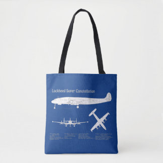 Lockheed L-1049 Super Constellation - Plannen ABD Tote Bag