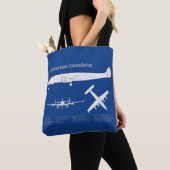 Lockheed L-1049 Super Constellation - Plannen ABD Tote Bag (Dichtbij)