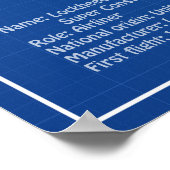 Lockheed L-1049 Super Constellation - Plannen AD Poster (Hoek)