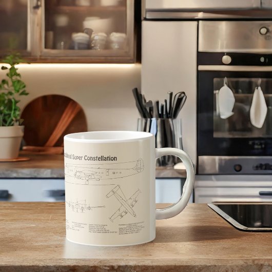 Lockheed L-1049 Super Constellation - Plannen SD Koffiemok