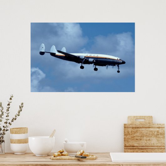 Lockheed L-1049 Super Constellation Poster (Keuken)