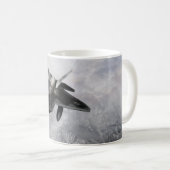 "Lockheed Martin F-22 Raptor"mug Koffiemok (Voorkant rechts)