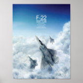 Lockheed Martin F-22 Raptor poster (Voorkant)