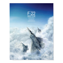 Lockheed Martin F-22 Raptor poster