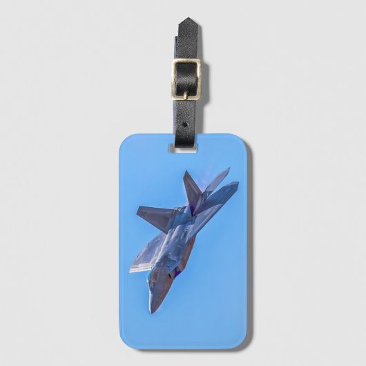 Lockheed Martin F-22A Raptor Bagagelabel (Voorkant (verticaal))