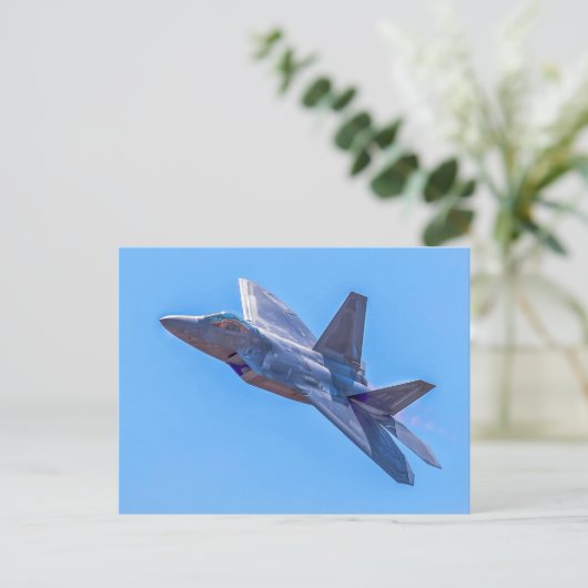 Lockheed Martin F-22A Raptor Briefkaart (Staand voorkant)