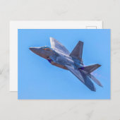 Lockheed Martin F-22A Raptor Briefkaart (Voorkant / Achterkant)