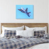 Lockheed Martin F-22A Raptor Canvas Afdruk (Insitu (Slaapkamer))