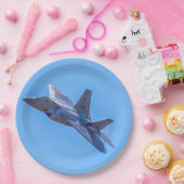 Lockheed Martin F-22A Raptor Papieren Bordje (Feest)