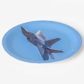 Lockheed Martin F-22A Raptor Papieren Bordje (Gekanteld)
