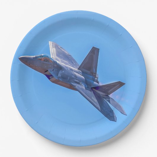 Lockheed Martin F-22A Raptor Papieren Bordje (Voorkant)