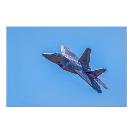 Lockheed Martin F-22A Raptor Perfect Poster (Voorkant)