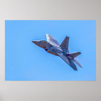 Lockheed Martin F-22A Raptor Poster