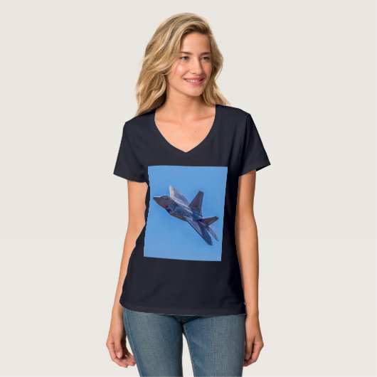 Lockheed Martin F-22A Raptor T-shirt (Voorkant volledig)