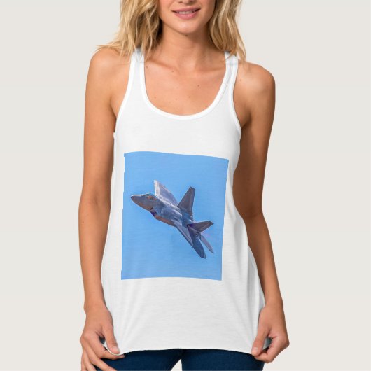 Lockheed Martin F-22A Raptor Tanktop (Voorkant)