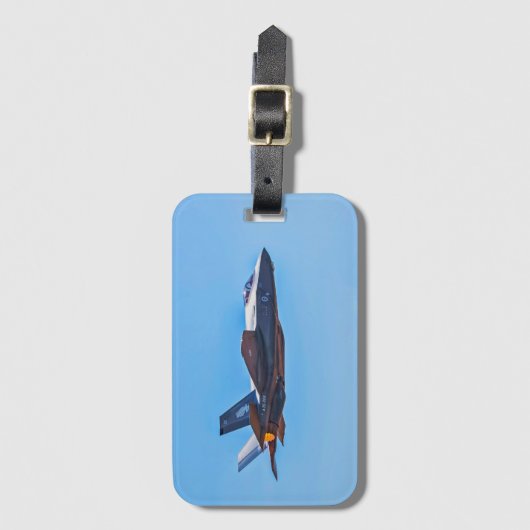 Lockheed Martin F-35A Lightning II Bagagelabel (Voorkant (verticaal))