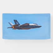 Lockheed Martin F-35A Lightning II Banner (Horizontaal)