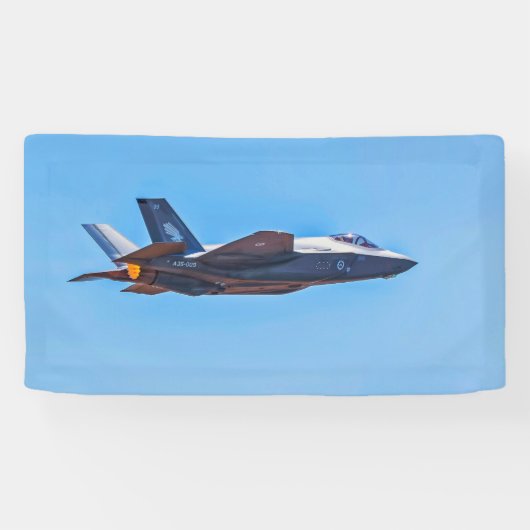 Lockheed Martin F-35A Lightning II Banner (Horizontaal)