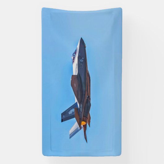 Lockheed Martin F-35A Lightning II Banner (Verticaal)