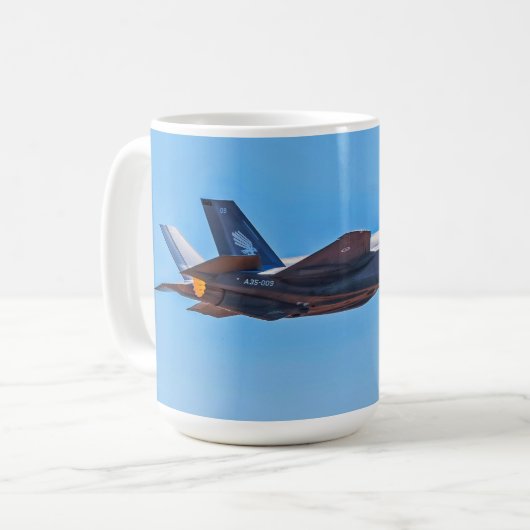 Lockheed Martin F-35A Lightning II Coffee Mok (Voorkant links)
