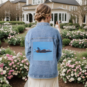 Lockheed Martin F-35A Lightning II Denim Jacket