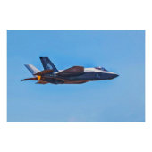 Lockheed Martin F-35A Lightning II Poster (Voorkant)
