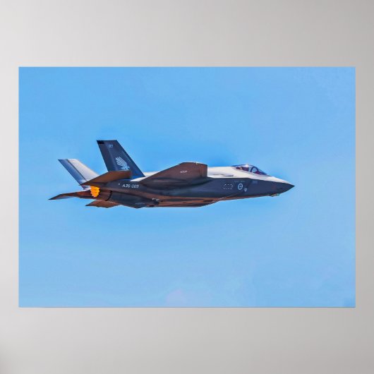 Lockheed Martin F-35A Lightning II Poster (Voorkant)
