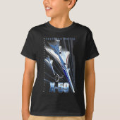 Lockheed Martin X-59 Quesst QueSST Supersonic Airc T-shirt (Voorkant)