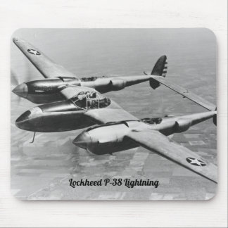 Lockheed P-38 Lightning aircraft fotograaf Muismat