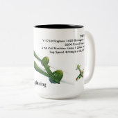 Lockheed P-38G Lightning Tweekleurige Koffiemok (Voorkant rechts)