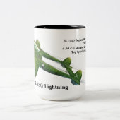 Lockheed P-38G Lightning Tweekleurige Koffiemok (Center)