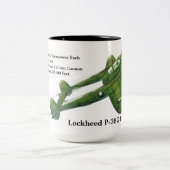 Lockheed P-38G Lightning Tweekleurige Koffiemok (Center)