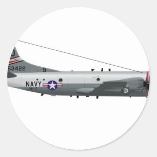Lockheed P-3 Orion Ronde Sticker