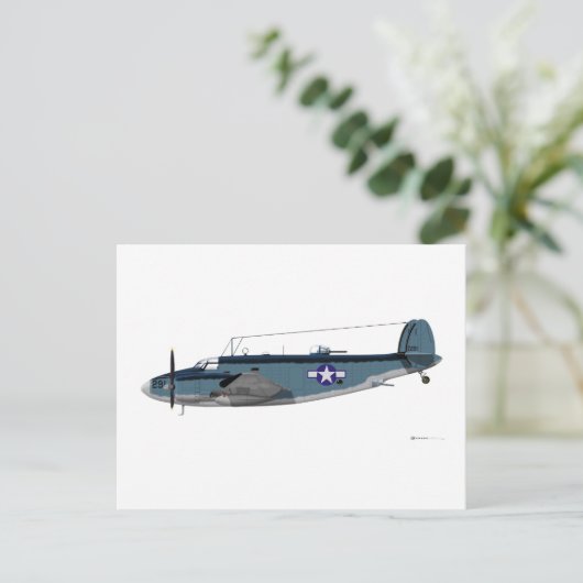 Lockheed PV-1 Ventura Briefkaart (Staand voorkant)