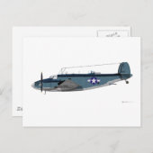 Lockheed PV-1 Ventura Briefkaart (Voorkant / Achterkant)