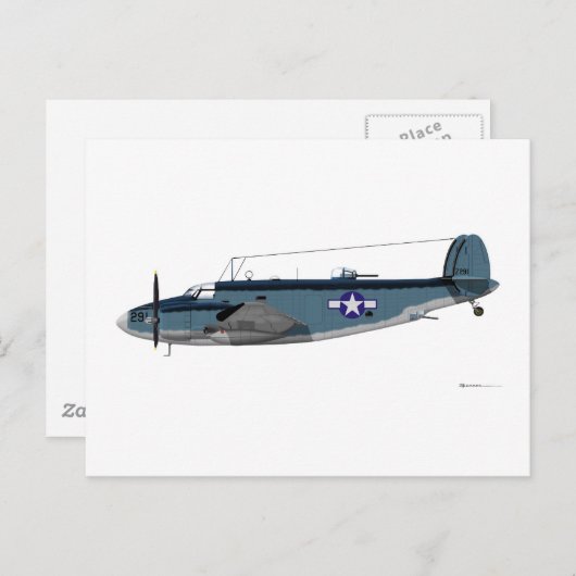 Lockheed PV-1 Ventura Briefkaart (Voorkant / Achterkant)