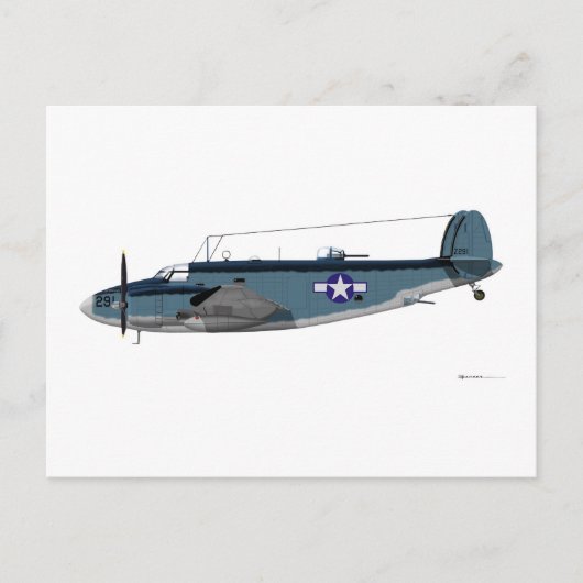 Lockheed PV-1 Ventura Briefkaart (Voorkant)