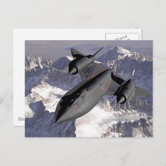 Lockheed SR-71 Blackbird - Briefkaart (Voorkant / Achterkant)