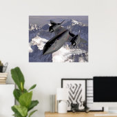 Lockheed Sr-71 Blackbird Poster (Thuiskantoor)