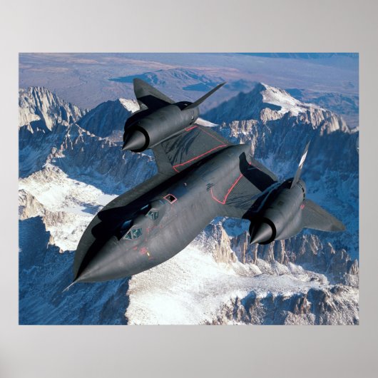 Lockheed SR-71 Blackbird Poster (Voorkant)