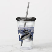 Lockheed SR-71B Blackbird Acryl Drinkbeker (Achterkant)