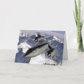 Lockheed SR-71B Blackbird Bedankkaart (Voorkant)