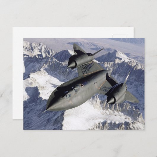 Lockheed SR-71B Blackbird Briefkaart (Voorkant / Achterkant)