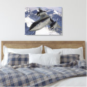 Lockheed SR-71B Blackbird Canvas Afdruk (Insitu (Slaapkamer))